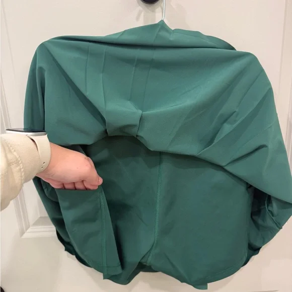 Puma Dark Green Skort with White Waistband - Picture 6 of 9